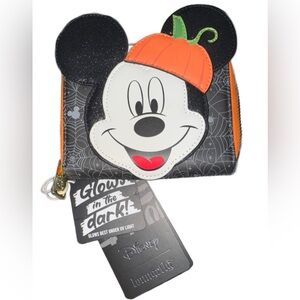 Loungefly Disney Mickey Mouse Glow-in-the-Dark Wallet